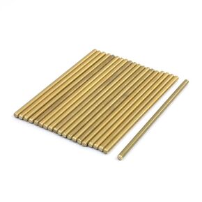 uxcell RC Helicopter 50mm x 2mm Brass Ground Shaft Round Rod 20Pcs