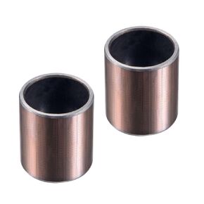 2pcs Sleeve Bearing - [3/4" x 7/8" x 1"] Wrapped Oilless Self Lubricating Bushing for Equipment Machine Use | Bronze