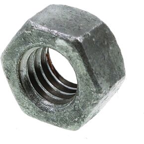 Prime-Line 9073413 Finished Hex Nuts, 5/16 In.-18, A563 Grade A Hot Dip Galvanized Steel (100 Pack)