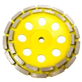 Stadea CWD205H Concrete Grinding Wheel 7 Inch Double Row Diamond Cup Grinding Grinder Wheels Disc for Concrete Masonry Stone Granite Grinding