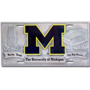 Siskiyou Michigan Wolverines College Collector's Plate