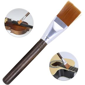 Guitar Violin String Cleaner Brush Tool Wood for Musical Instrument Brown Electronics Computer Keyboard Laptop Cleaning Brush