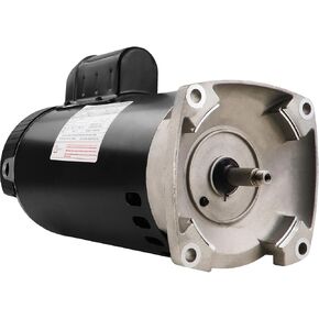 B2854 Pool Pump Motor, 1-1/2 HP, 3450 RPM, 8.0/16.0 Amps, 1.1 Service Factor, 56Y Frame, PSC Square Flange Pool Motor, Compatible With Century/Smith Pool Pump Motors.Pool and Spa Pump Motor