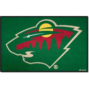 FANMATS - 10269 NHL Minnesota Wild Nylon Face Hockey Puck Rug 27" diameter