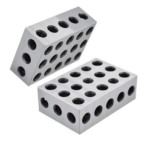 2-4-6 Blocks Matched Pair Hardened Steel 23 Holes (2x4x6) 1 Pair Ultra Precision Machinist Milling