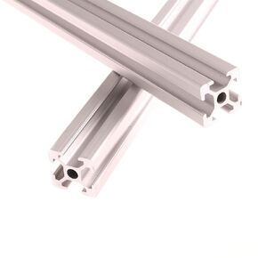 CNCYEAH Aluminum Profile Extrusion 2040 1000m 2PCS T Slot European Standard Anodized CNC 3D Printer Parts European Aluminum Profile Extrusion Linear Rail for DIY 3D Printer Silver