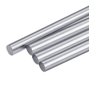[4pcs/Pack] 6mmx 250mm Linear Motion Rod Shaft Guide, 4PCS 6mm Steel Rod for 3D Printer and CNC Machine (6mm Diameter, 250mm / 9.842 inch)