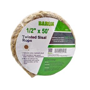Rope SISAL 1/2IN X 50FT 53013