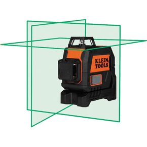 Klein Tools 93CPLG Compact Self-Leveling Laser Level, Bright Green 360-Degree Laser Planes, Rechargeable, Magnetic Mount