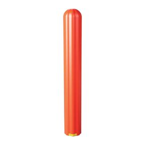 Eagle 1732 HDPE 4" Bumper/Bollard Post Sleeve, Yellow, 5.75" OD, 56" Height