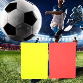 Sports Referee Cards, Red Card Yellow Card Referee Red and Yellow Card Soccer Red and Yellow Cards Record Games Referee Tool for Football Basketball School Sport