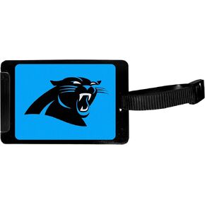 بطاقة أمتعة Siskiyou Sports للجنسين NFL Carolina Panthers، أسود، 3.25 بوصة