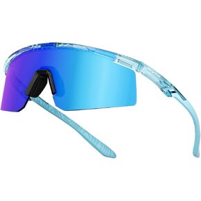 Cycling Glasses Sports Sunglasses for Men Women, UV400 Protection Running MTB Bicycle Mountain Bike Glasses