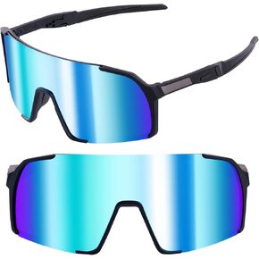 Polarized Sunglasses for Mens Womens Youth,UV Protection Sports Baseball Sun Glasses for Cycling Softball MTB Running