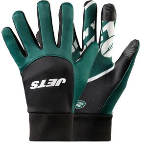 FOCO New York Jets Palm Logo Texting Gloves in Saudi Arabia