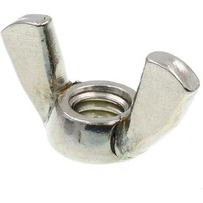 Prime-Line 9076643 Wing Nuts, Cold-Forged, 5/16 In.-18, Grade 18-8 Stainless Steel (5 Pack), Zinc