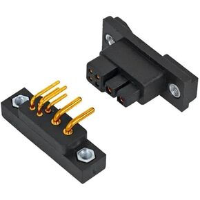 1 Pairs Male Female Battery Power Box External Battery Plug Connector for Segway Ninebot ES1/ES2/ES3/ES4 Scooter Battery Plug Parts (Black)