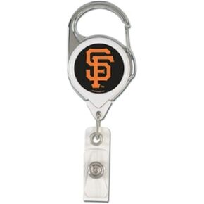 WinCraft MLB San Francisco Giants Retractable Premium Badge Holder, Team Color, One Size