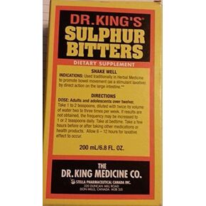 DR.KING'S Sulphur Bitters Dietary Supplement 200ml by DR KING'S by Dr. King's
