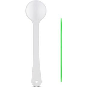 Eye Occluder, Translucent White Occluder for Eye Exam, Single Ended Paddle Style with Mini Hand Pointer Stick for Vision Check