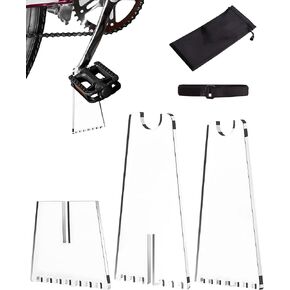 TOPGO Acrylic Bicycle Kickstand, [Portable & Invisible & lightweight] Bike Stand for Road & Mountain Bike, Outdoor Photo/Parking Cleaning and Repairing, Bike Stuff, Bicycle Accessories