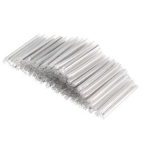 uxcell 40mm 3.6mm OD Fiber Optic Fusion Splice Tube Protector Sleeves, Clear Heat Shrinkable Tubing- 300pcs