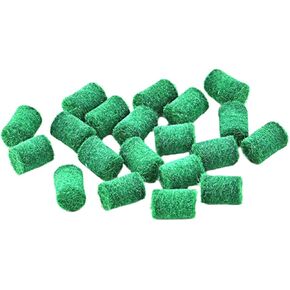 Toyvian 20pcs Saxophone Felt Cork Grease for Clarinet Alto Sax Clarinet Cork Grease Sax Replacements Felt Pads Green Accessories Universal Sax Repairing Tool Musical Instrument Pillar
