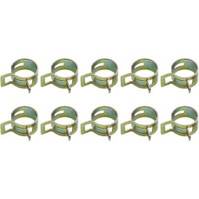 METALLIXITY Spring Hose Clamps (16mm/0.63") 40Pcs, Metal Clip - for Home Garden Tube Pipe Fastening