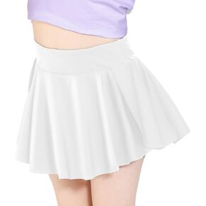 Skort Girls, Athletic Skirts for Tennis Golf, Butterfly Flowy Shorts for Kids, Shorts with Pocket