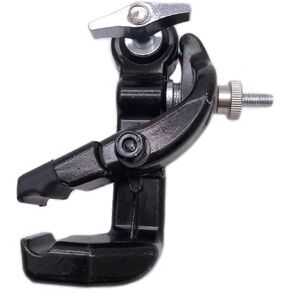 Cymbal Mount Clamp Cymbal Stand Boom Arm Clamp Bass Drum Hoop Mount Clamp Tom Drum Hoop Clamp for Percussion Mounting Arm Rod Cymbal Jam Block Tambourine Cowbell Mount Drum Set Accessory