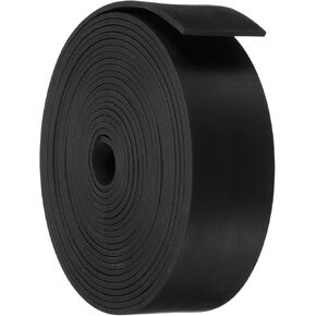 uxcell Neoprene Rubber Sheet Rolls 5/64"T x 1.2"W x 11.5'L Solid Rubber Seal Strip for DIY Gasket, Crafts, Pads, Seals, Protection