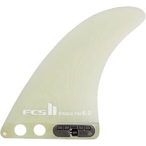 FCS II Single Performance Glass Longboard Fin - Clear