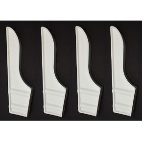 Black or White Dock Piling Line Holder Hook - Store Your Dock Lines/Ropes (1, Black)