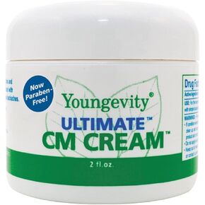 Youngevity Ultimate CM Cream™ - Muscle and Joint Deep Soothing Analgesic Cream - Paraben Free - Back, Neck, Hand, and Feet Pain Support - Menthol 1.4% - (2 oz Jar)