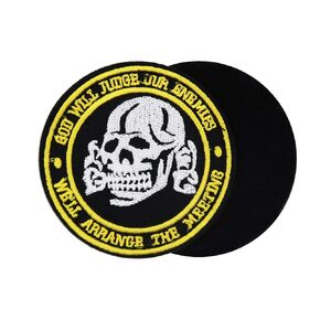 God Will Judge Our Enemies Embroidered Hook and Loop Patch