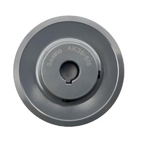 AK39-5/8 Single Groove Fixed Bore V Belt Pulley,motor pulley 3.75" OD,5/8" Bore,V Belt Sheave Cast Iron for A AX 3L 4L V-Belts