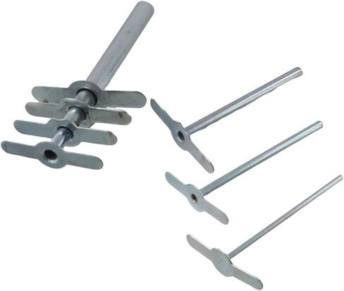7Pcs Stopper Borer Tool, Long Handle Rubber Stopper Hole Puncher, Manual Rubber Stopper Cutter, Easy to Operate Cork Borer Set for Laboratory in Saudi Arabia