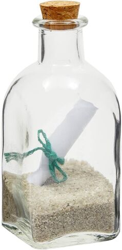 Juvale 12 Pack Clear 4 Oz Glass Bottles with Cork Lids, Tiny Vintage Style Potion Vases for Party Favors, DIY Crafts (120 ml) in Saudi Arabia