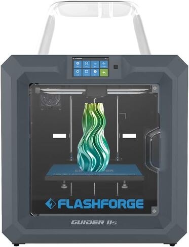 FLASHFORGE Guider IIS 3D Printer, Auto Leveling Printer with 300℃ High Temp Nozzle, 3D Printer Built-in HD Camera, Large Print Size Printing Size 280 * 250 * 300mm for Industrial Use in Saudi Arabia