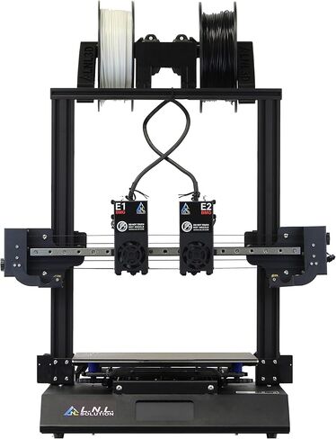 TL-D3 Pro Independent Dual Extruder 3D Printer, Upgrade BMG Extruder,300 Degree High Temperature Nozzle,Silent Mainboard TMC2209 Drive,600W Power Supply,11.8''x11.8''x13.8'' in Saudi Arabia