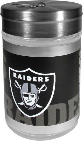 NFL Siskiyou Sports Fan Shop Las Vegas Raiders 3 قطع مجموعة شواء تيلجاتر وموسم شيكر مقاس واحد لون الفريق in Saudi Arabia
