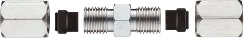 Brennan C2403-08-08 Steel Flareless Bite Tube Fitting, Union, 1/2" Tube OD in Saudi Arabia