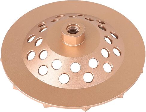 7 Inch Diamond Cup Grinding Wheel 12-Segments Heavy Duty Turbo Row Grinding Disc Diamond Segments 5/8-11 Arbor for Angle Grinder Polishing and Cleaning Concrete Granite Marble Stone in Saudi Arabia