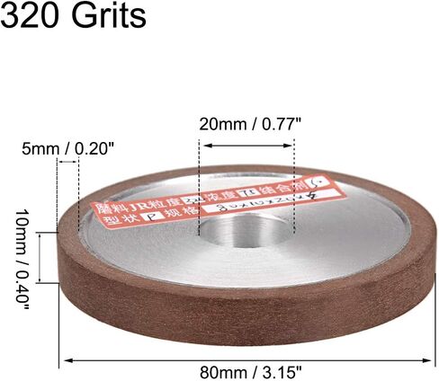 uxcell 3.15-Inch Diamond Grinding Wheels Resin Bonded Flat Abrasive Wheel for Carbide Metal 150 Grits 75% in Saudi Arabia
