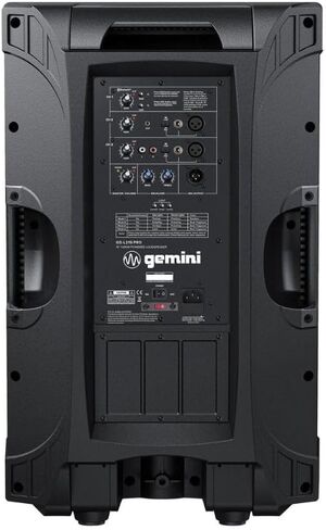 مكبرات صوت Gemini Sound GD-L215PRO احترافية بقدرة 1300 وات مع حزمة بلوتوث مع حامل مكبر صوت فولاذي Auray SS-4420 وكابل XLR- XLR in Kuwait