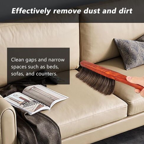 Hand Broom Brush Dust Cleaning: Hand Brush, Dusting Brush, Couch Brush, Soft Brush Cleaning, Dust Broom, Handheld Broom, Bed Brush, Hand Brush for Cleaning The Bed, Sofa, Fireplace, car, etc. in Saudi Arabia