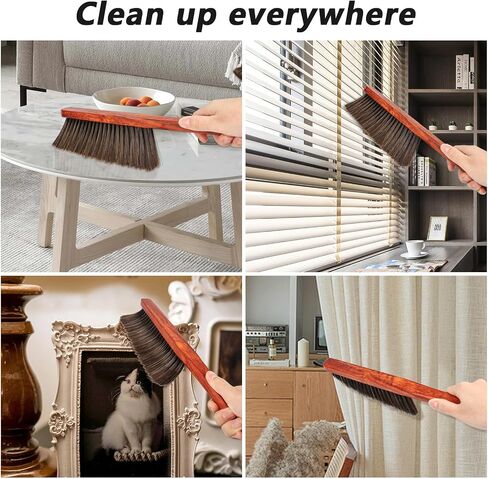 Hand Broom Brush Dust Cleaning: Hand Brush, Dusting Brush, Couch Brush, Soft Brush Cleaning, Dust Broom, Handheld Broom, Bed Brush, Hand Brush for Cleaning The Bed, Sofa, Fireplace, car, etc. in Saudi Arabia