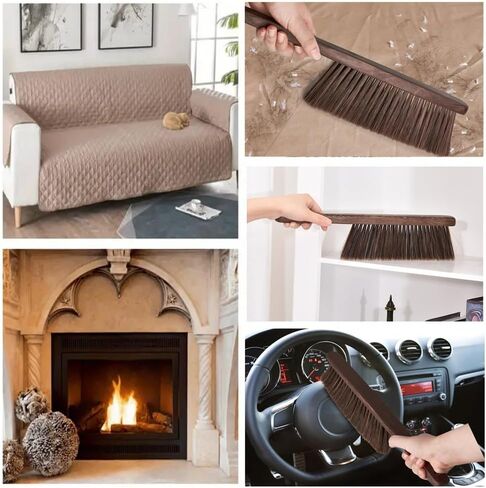 Hand Broom Brush Dust Cleaning: Hand Brush, Dusting Brush, Couch Brush, Soft Brush Cleaning, Dust Broom, Handheld Broom, Bed Brush, Hand Brush for Cleaning The Bed, Sofa, Fireplace, car, etc. in Saudi Arabia