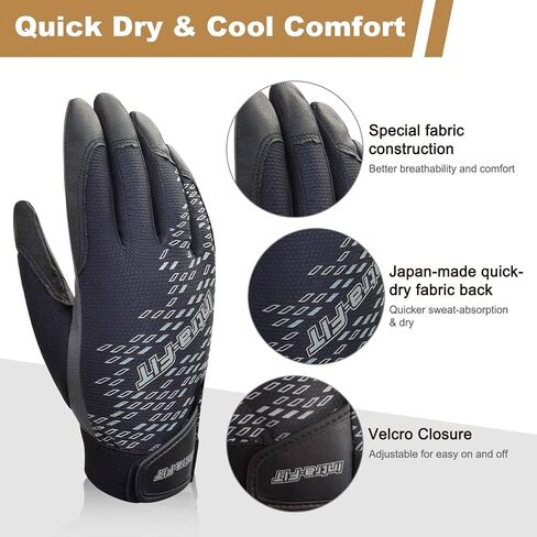 Extra Grip Racquetball Glove, Quick-Dry Breathable Pickleball Gloves for Right or Left Hand in Kuwait
