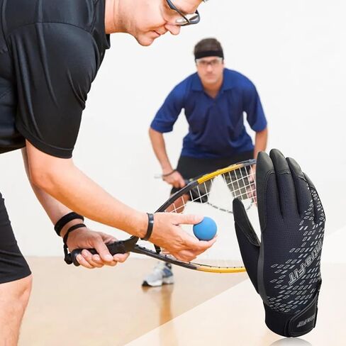 Extra Grip Racquetball Glove, Quick-Dry Breathable Pickleball Gloves for Right or Left Hand in Kuwait